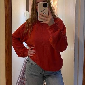 pink/ red vintage sweater